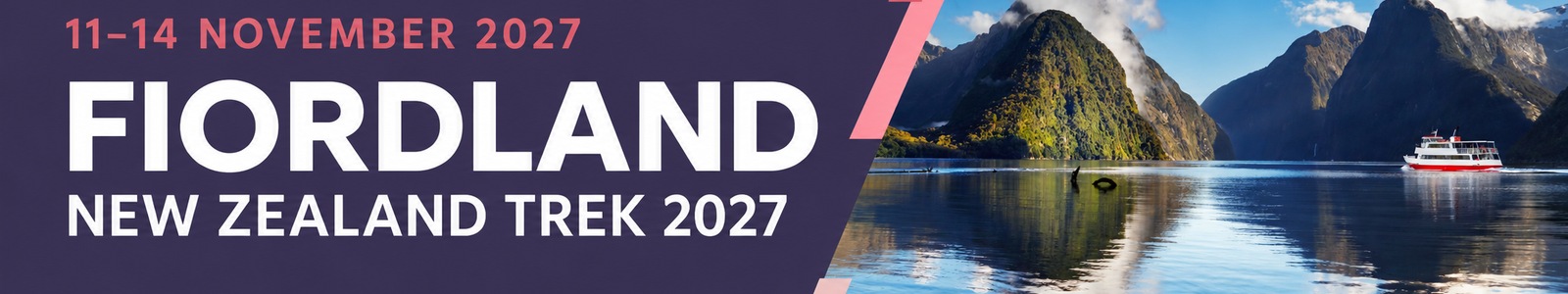 Fiordland New Zealand Trek 2027