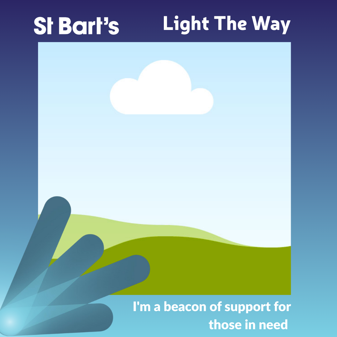 Light The Way Facebook post square photo template