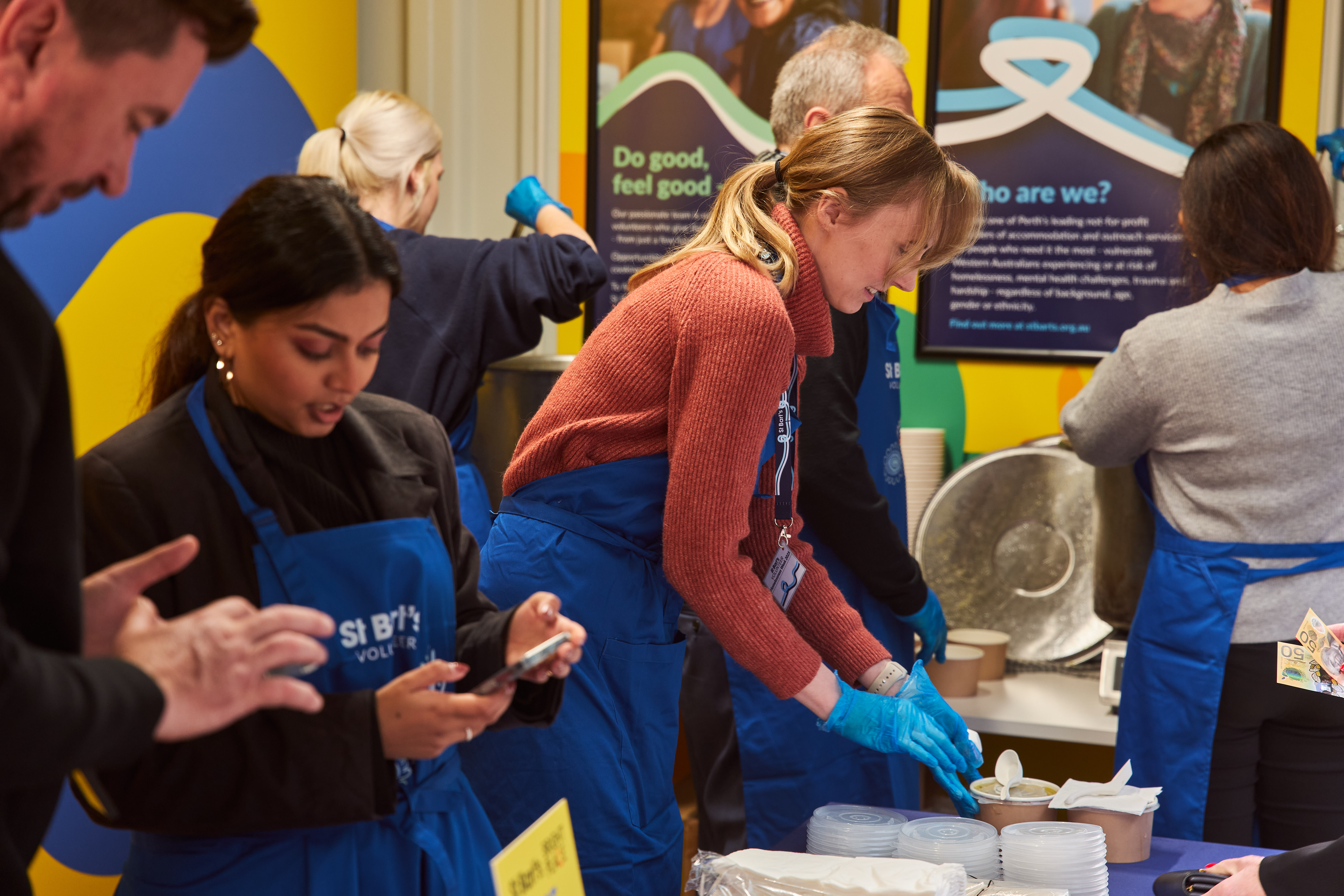 St Barts Serving Soup